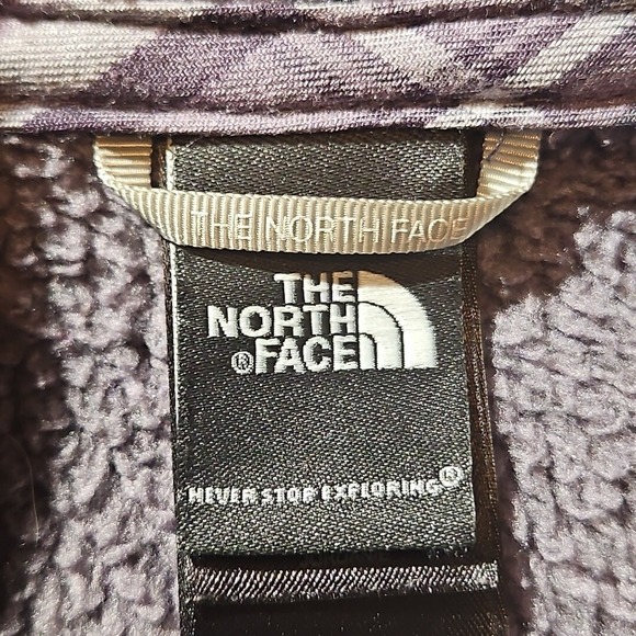 The North Face Hoodie Womens Medium Purple Crescent Pullover Sweatshirt Jacket - Picture 3 of 11